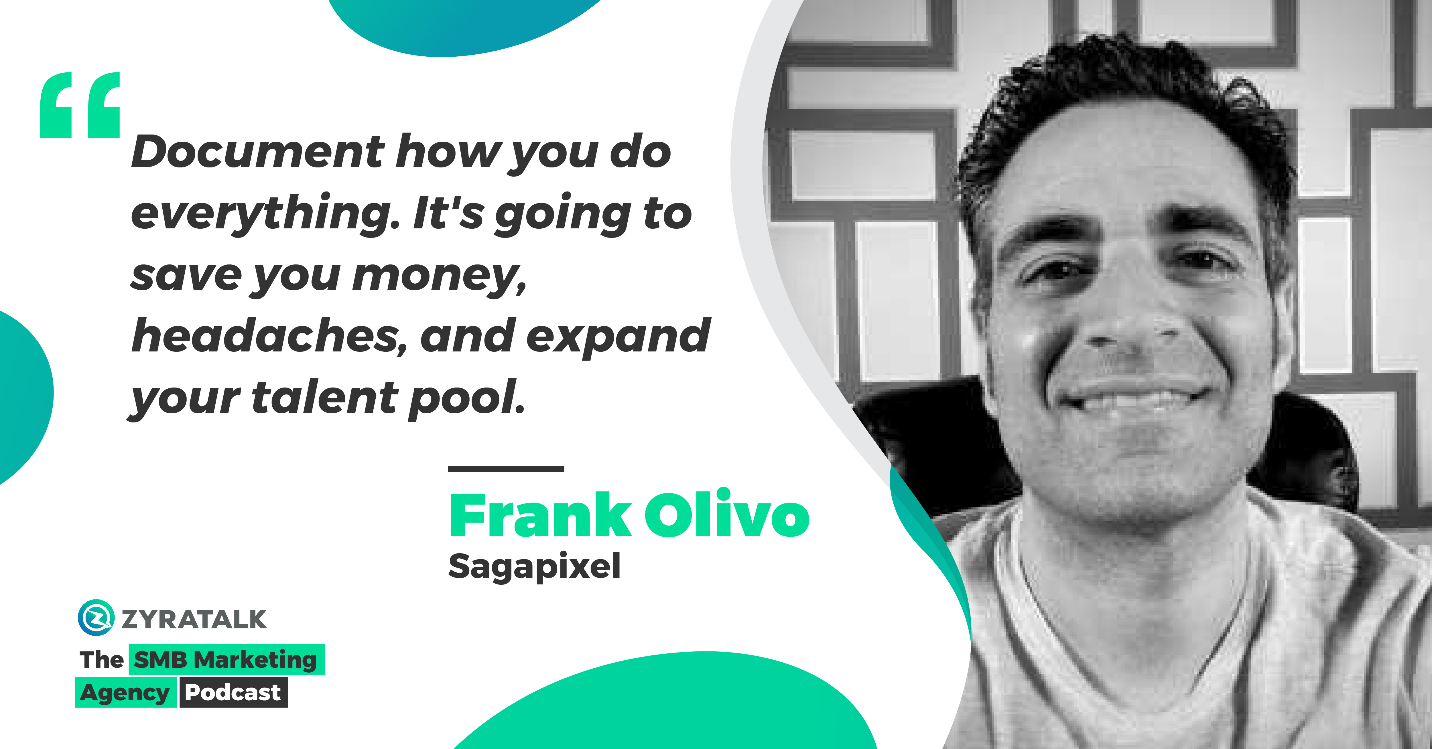 marketing podcast for small business frank olivo sagapixel